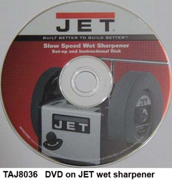 Picture of Jet Wet Stone Sharpener Dvd Wet Sharpening