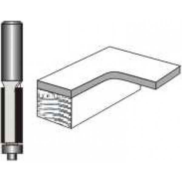 Picture of Protech Trim Bit 1/2" Diameter X 1 1/2" Long With Ball Bearing - Shank: 1/2"