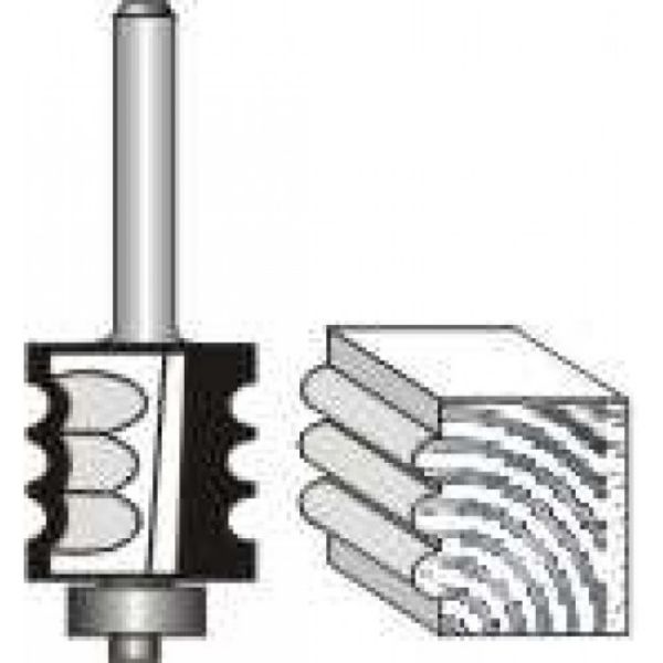 Picture of Triple Bead 7/8" Diameter X 1" High - Shank: 1/2"