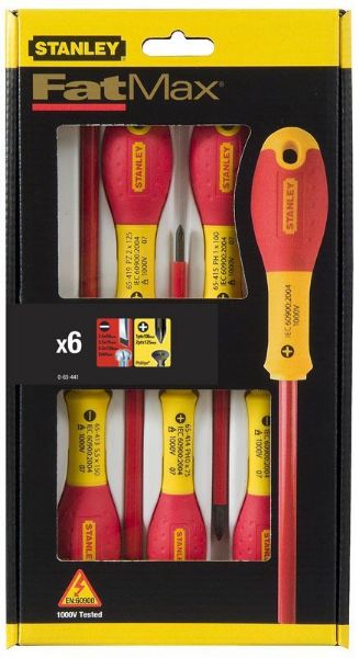 STANLEY 6 PIECE FATMAX INSULATED SCREWDRIVER SET SOUTH AFRICA