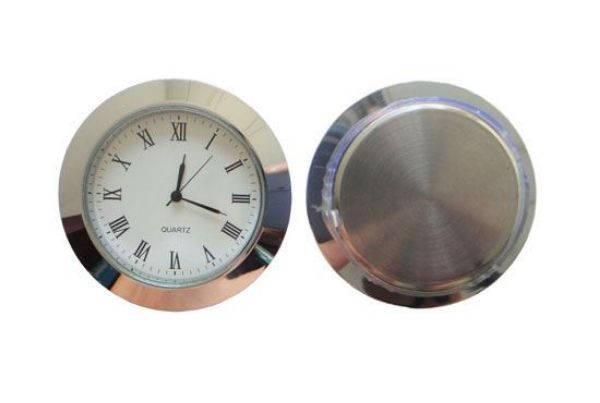 Toolmate Silver Clock Insert 60mm  (Hole Size 50.4 X 6mm Deep) | Buy Online in South Africa | Strand Hardware 
