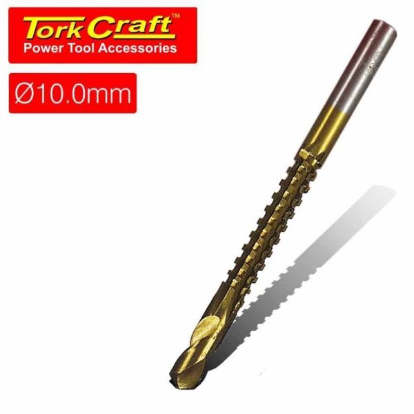 TORK CRAFT DRILL SAW TIN COATED CARDED 10MM SOUTH AFRICA