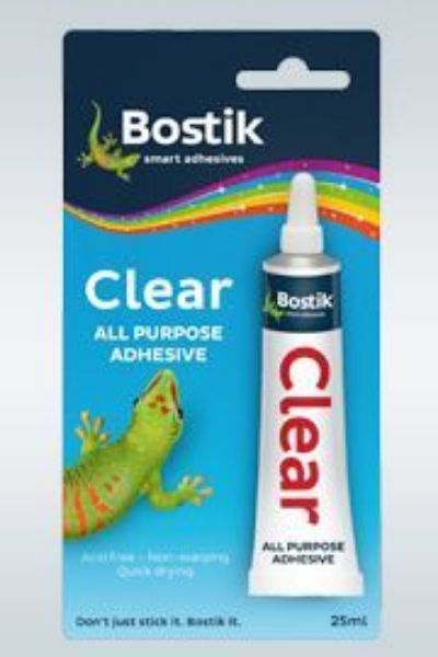 Picture of Bostik Adhesive Clear B/Crd 25ML