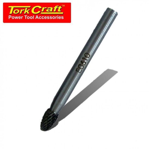 Tork Craft Rotary Burr Tungsten 6 X 10 X 6mm | Buy Online in South Africa | Strand Hardware 