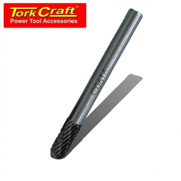 Tork Craft Rotary Burr Tungsten 6 X 16 X 6mm | Buy Online in South Africa | Strand Hardware 