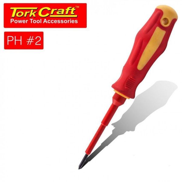 TORK CRAFT 2 X 100MM SCREWDRIVER INSULATED PHILLIPS SOUTH AFRICA