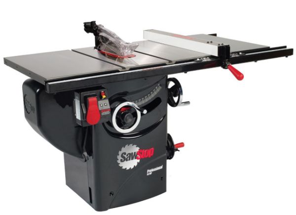 SAWSTOP PROFESSIONAL SAW 250MM, 3HP & FENCE  ONLINE