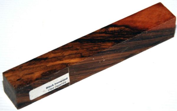 Picture of TOOLMATE  BLACK IRONWOOD WOODEN PEN BLANK