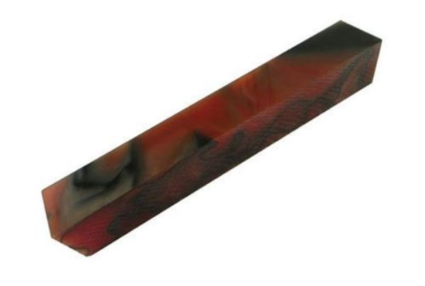 Picture of Toolmate Coral With Black Line Acrylic Pen Blank