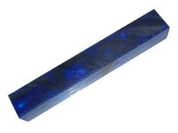 Picture of TOOLMATE DARK BLUE WITH BLACK LINE ACRYLIC PEN BLANK