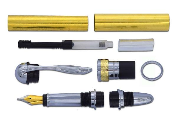 Picture of TOOLMATE JR. GENTLEMAN FOUNTAIN CHROME PEN KIT
