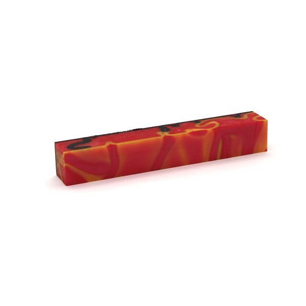 Toolmate Red/Orange/Black Acrylic Pen Blank | Buy Online in South Africa | Strand Hardware 