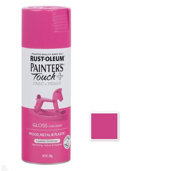 Rust-Oleum Spray Paint Gloss Rose Petal Painters Touch