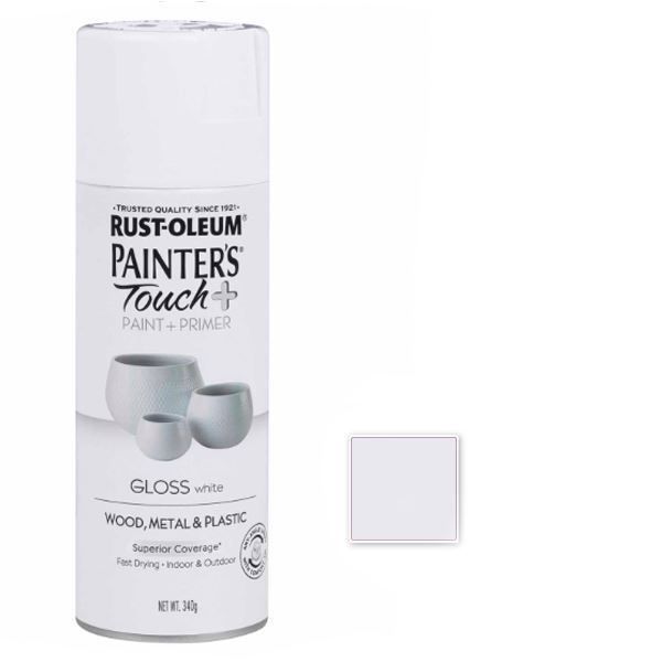 Rust-Oleum Spray Paint Gloss White Painters Touch