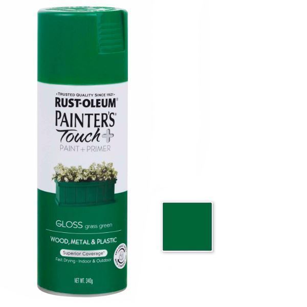 Rust-Oleum Spray Paint Gloss Grass Green Painters Touch | Buy Online in South Africa | Strand Hardware 
