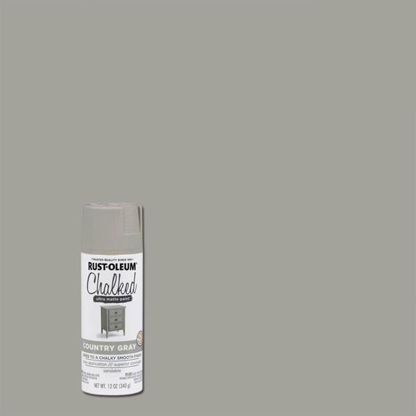 RustOleum Chalked Spray Paint Country Grey, Spray Paint