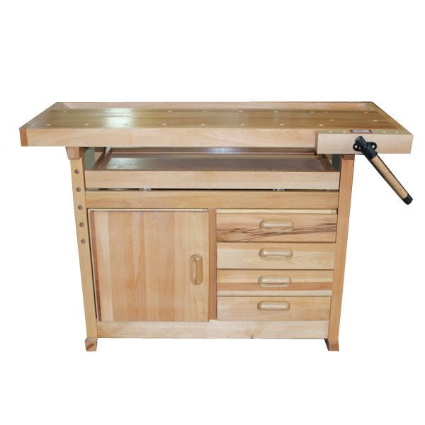 Toolmate Wooden Bench Cabinet With Vice | Buy Online in South Africa | Strand Hardware 
