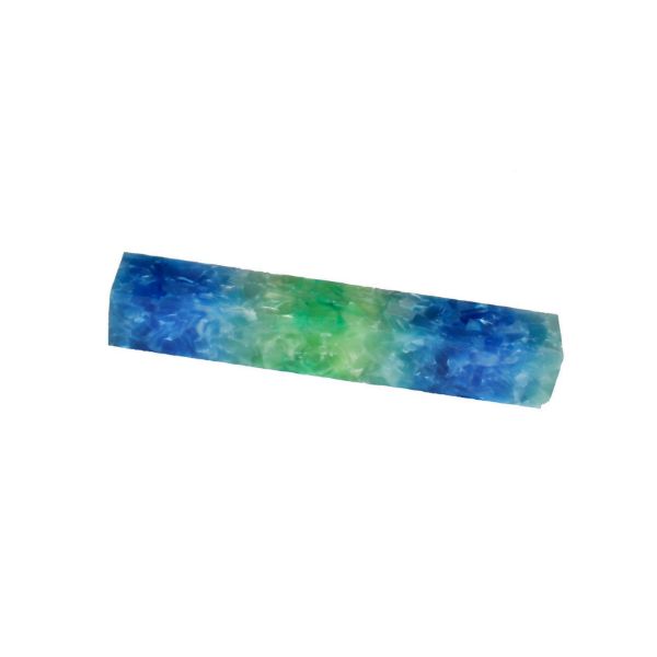 Toolmate Pen Blank Crush Acrylic  Blue Green | Buy Online in South Africa | Strand Hardware 