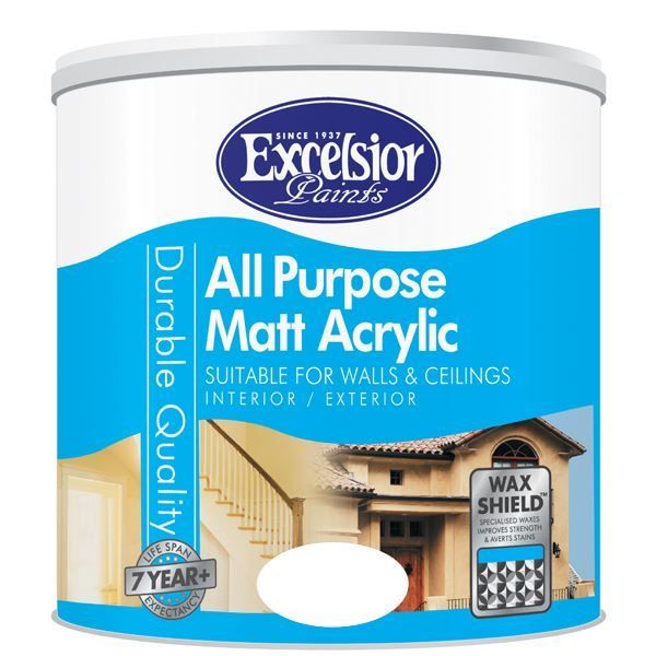 Picture of EXCELSIOR ALL PURP MATT ACRYLIC BLACK 1LTR