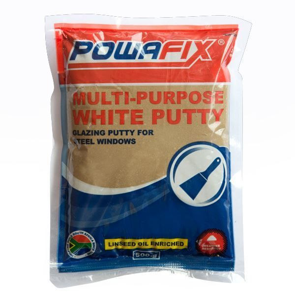 POWAFIX PUTTY NATURAL WHT 500G SOUTH AFRICA