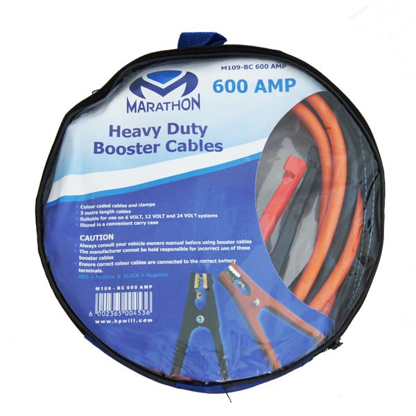 MARATHON TOOLS BOOSTER CABLES 600AMP JUMPER CABLES STRAND HARDWARE SOUTH AFRICA 