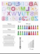 Resin Mould Kit ABC and Numbers Starter Kit 171pc Strand Hardware South Africa