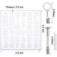RESIN MOULD KEYCHAIN ABC+123 (S) SET Q125 PCE DIY BEST TOOLS STRAND HARDWARE SOUTH AFRICA