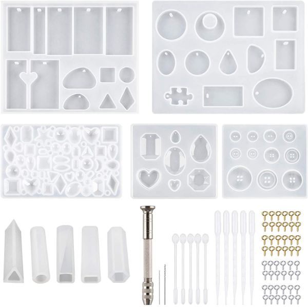 RESIN MOULD JEWELRY+BUTTON SET Q73 PCE DIY BEST TOOLS STRAND HARDWARE SOUTH AFRICA