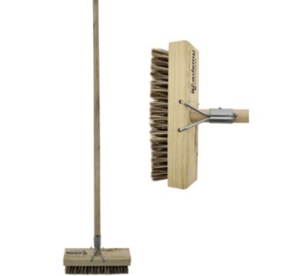 Academy Broom Deck Shape Union Fibre With Handle 1.2m | Buy Online in South Africa | Strand Hardware