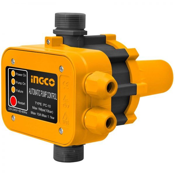 Ingco Pump Control Switch Digital 10BAR | Buy Online in South Africa | Strand Hardware 