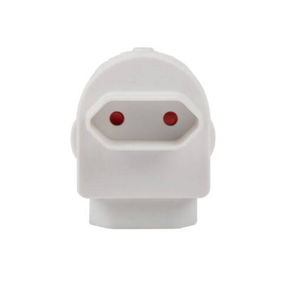 ELECTRICMATE ADAPTOR EURO DOUBLE - WHITE SOUTH AFRICA