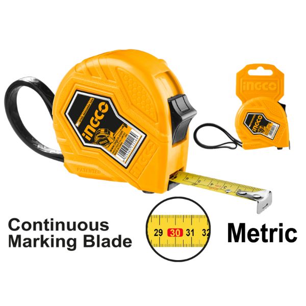 Ingco Tape  Measure ABS 3m x 16mm | Buy Online in South Africa | Strand Hardware 