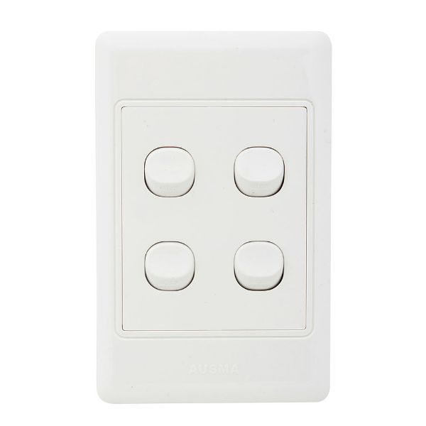  Eurolux Switch 4 Level 1 - Way Complete | Buy Online in South Africa | Strand Hardware 