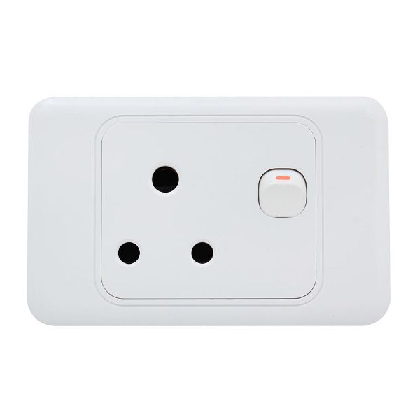 Eurolux Socket Single 4 x 2 Complete  | Buy Online in South Africa | Strand Hardware 