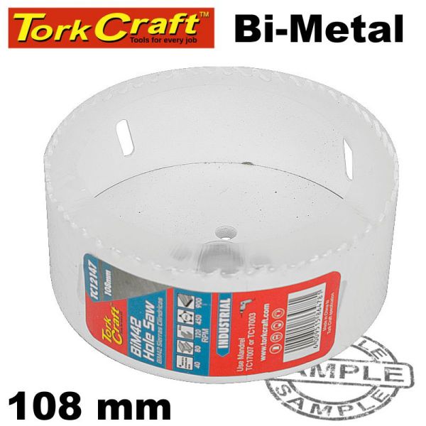 Tcraft Hole Saw BI-Metal BIM42  108MM | Buy Online in South Africa | Strand Hardware 