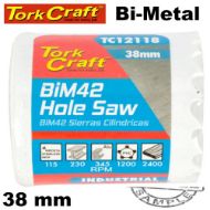 Tcraft Hole Saw BI-Metal BIM42  38mm | Buy Online in South Africa | Strand Hardware 