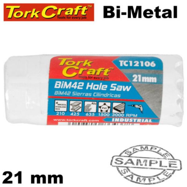 Tcraft Hole Saw BI-Metal BIM42  21mm | Strand Hardware 