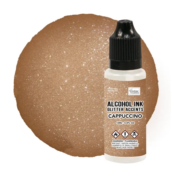 Adco Alcohol Ink Glitter Accents - Cappuchino 12ml South Africa Strand Hardware