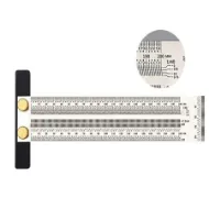 Toolmate T-Type Hole Ruler Stainless Steel 300MM South Africa Strand Hardware