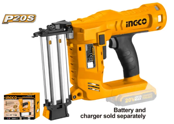 Ingco Cordless Nail Gun 20V Solo 15-50mm F-Type South Africa Strand Hardware