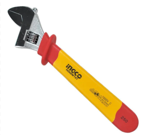 Ingco Wrench Adjustable VDE 1000V 200mm | Buy Online in South Africa | strandhardware.co.za