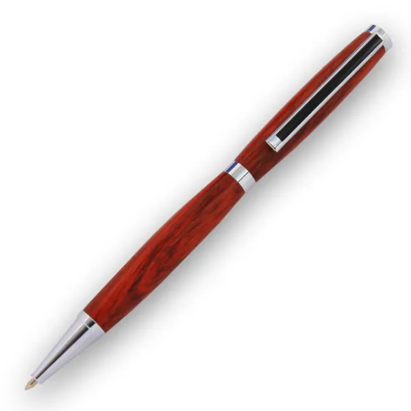 Toolmate Slimline Pen Kit Chrome With Black Striped Clip South Africa Strand Hardware