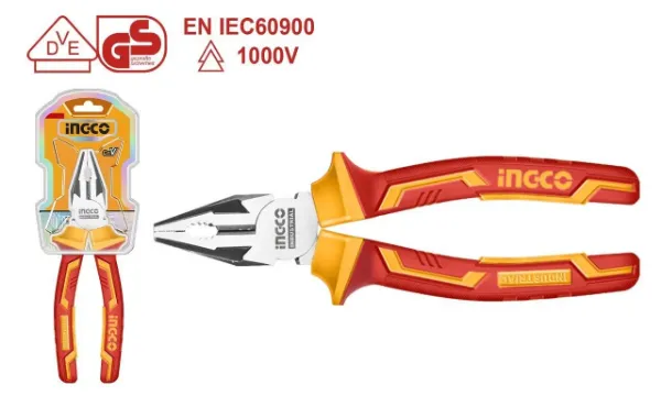Ingco Plier VDE 1000v 160mm Combination  | Buy Online in South Africa | strandhardware.co.za