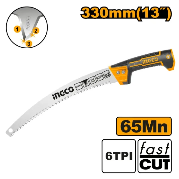 Ingco Saw Pruning 330mm 7 TPI | Buy Online in South Africa | strandhardware.co.za