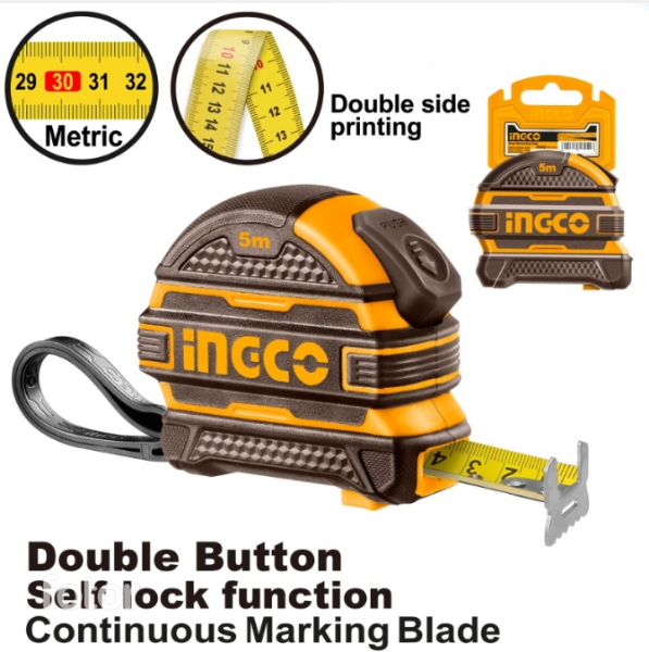 Ingco Tape Measure R  Case 10m x 25mm | Buy Online in South Africa | strandhardware.co.za
